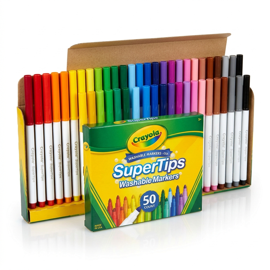 Crayola SuperTips Washable Markers (Set of 100)