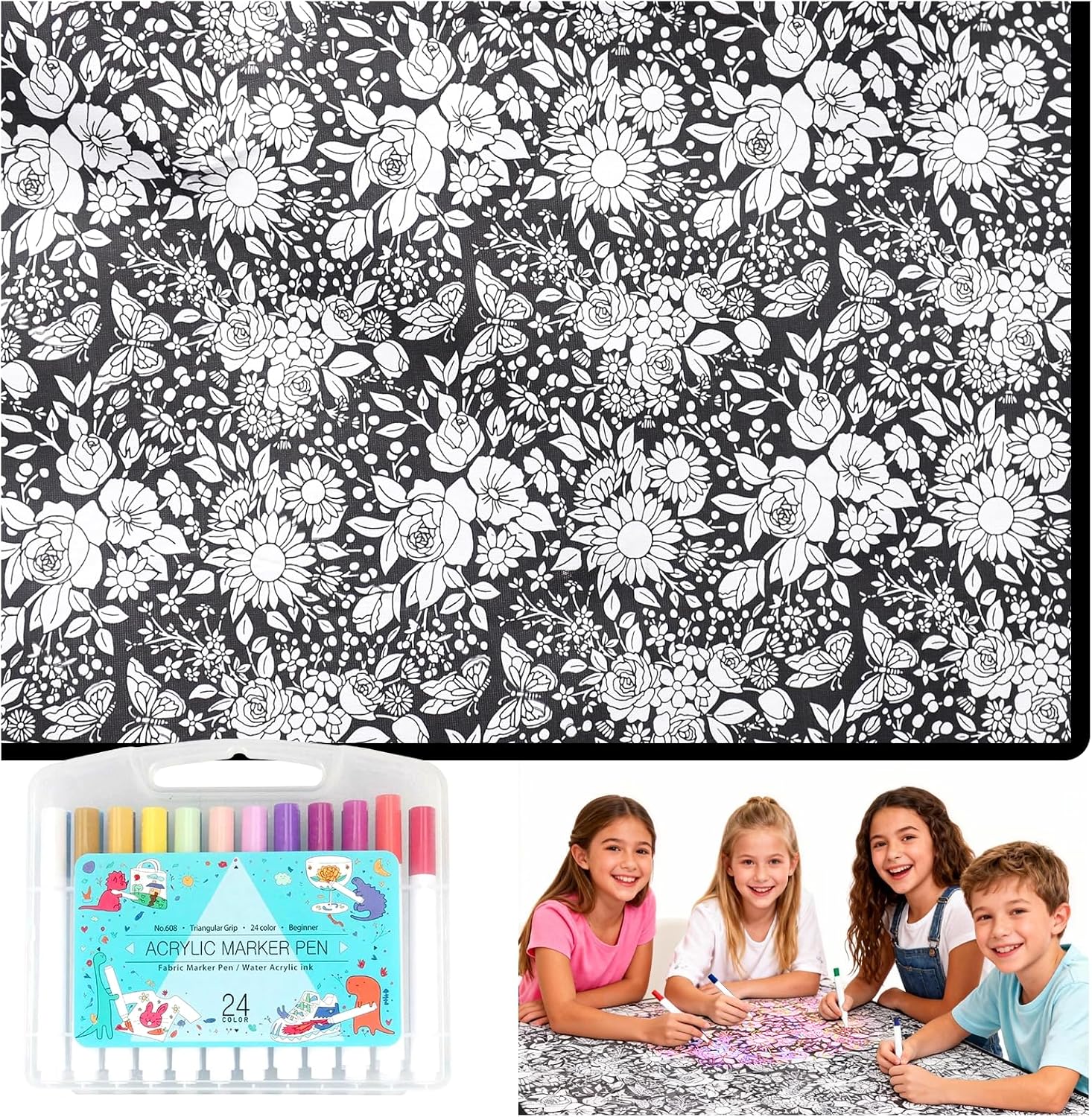 DIY Color-Your-Own Soft Washable Blanket