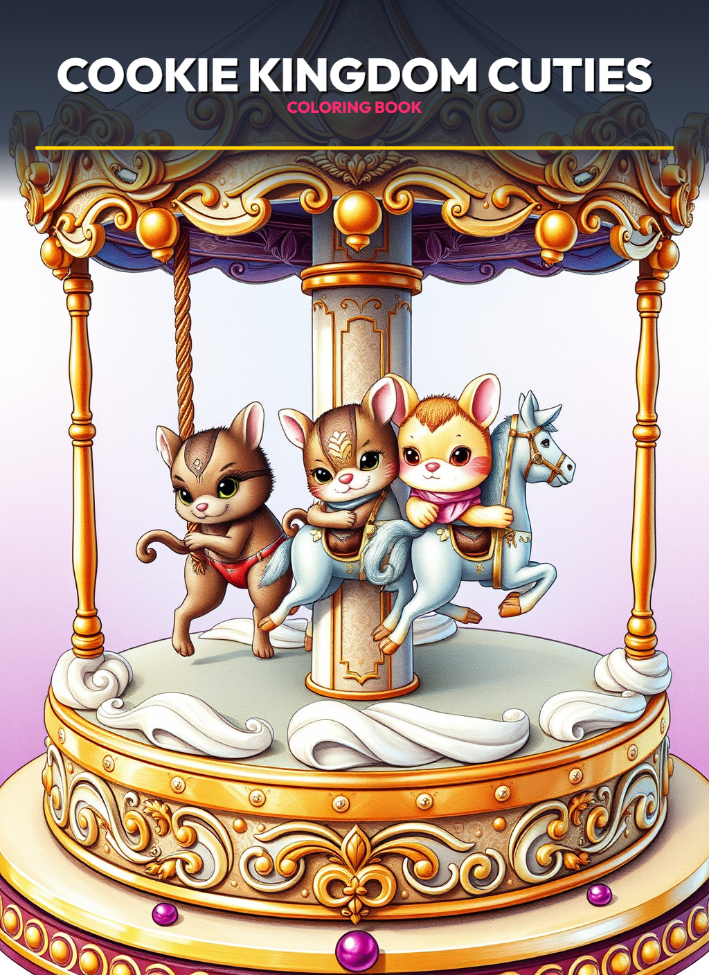 Tiny Food Friends – Cookie Kingdom Cuties Coloring Pages