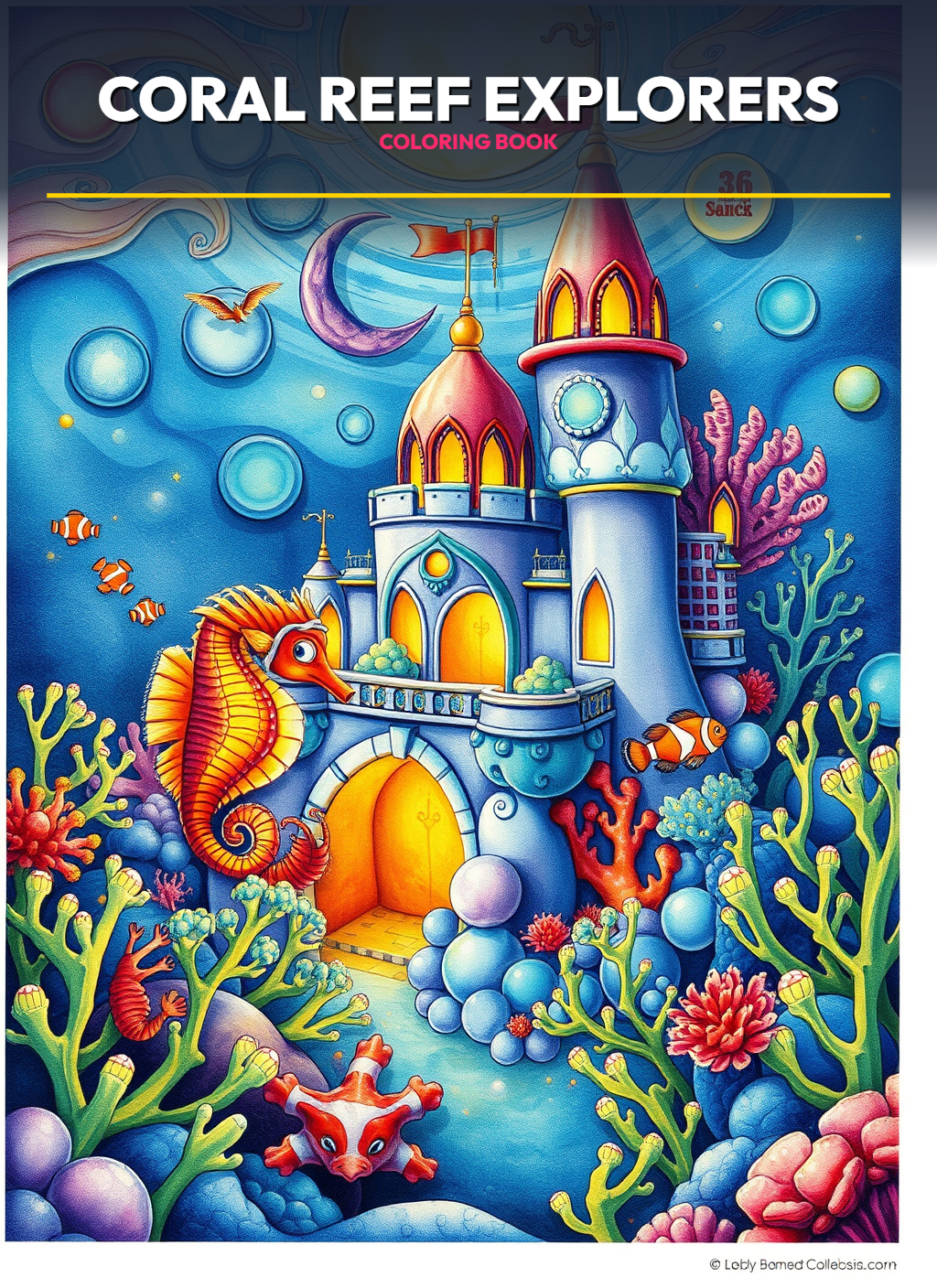 Tiny World: Coral Reef Explorers Coloring Pages