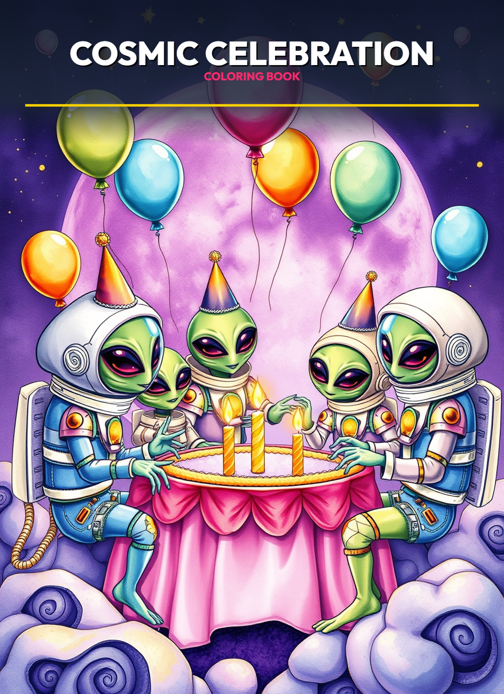 Space Adventures coloring page 2