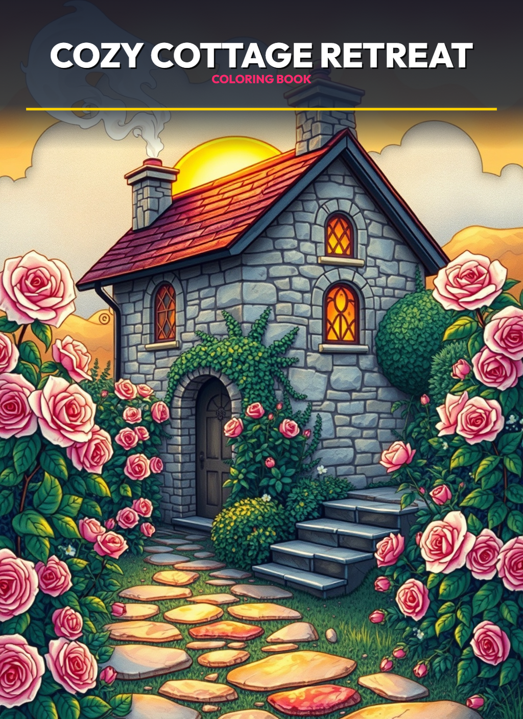 Cozy Cottage Retreat Coloring Pages