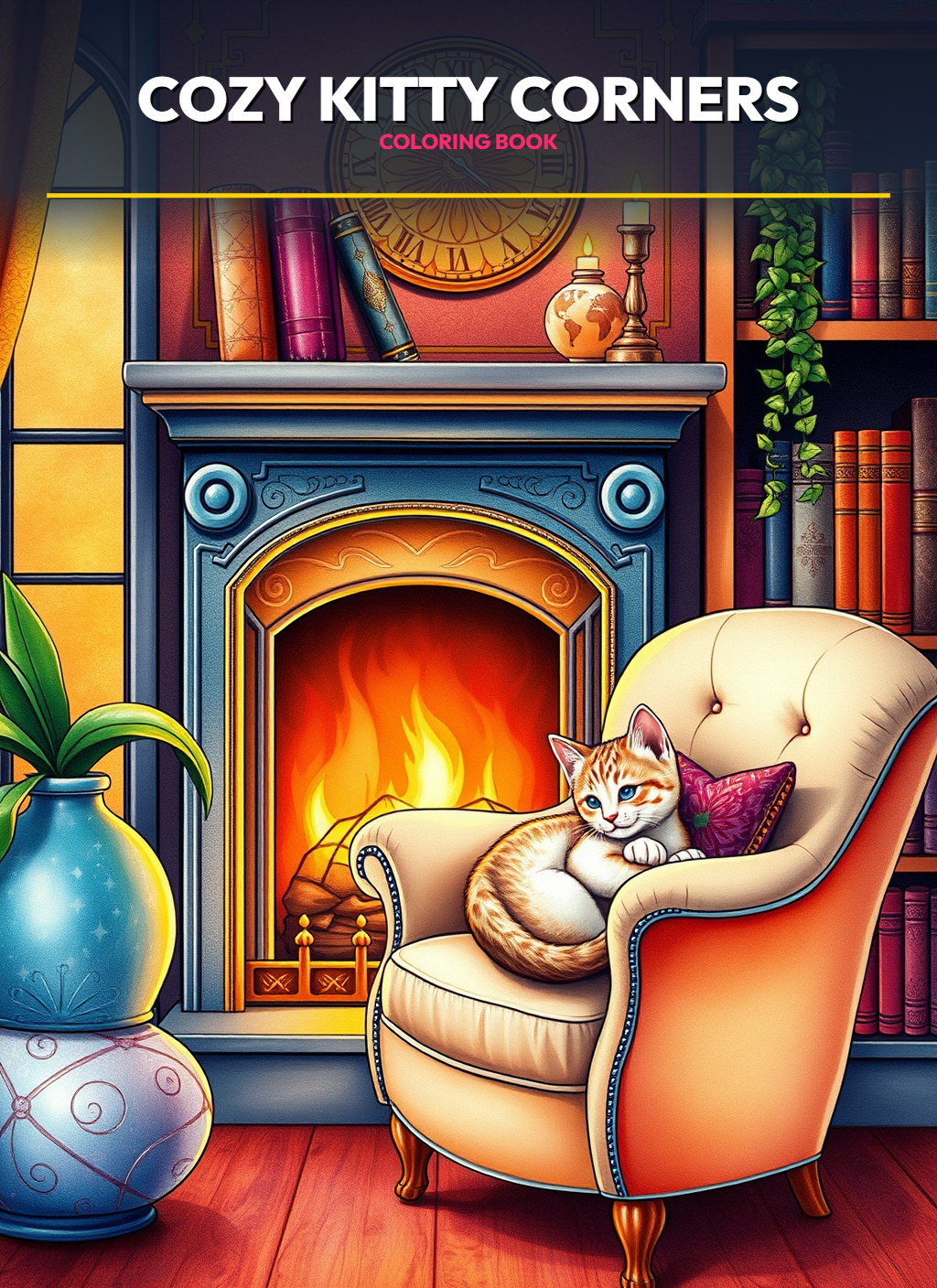 Cuddly Cottage Collection: Cozy Kitty Corners Coloring Pages