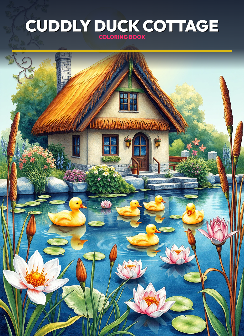 Cuddly Duck Cottage Coloring Pages