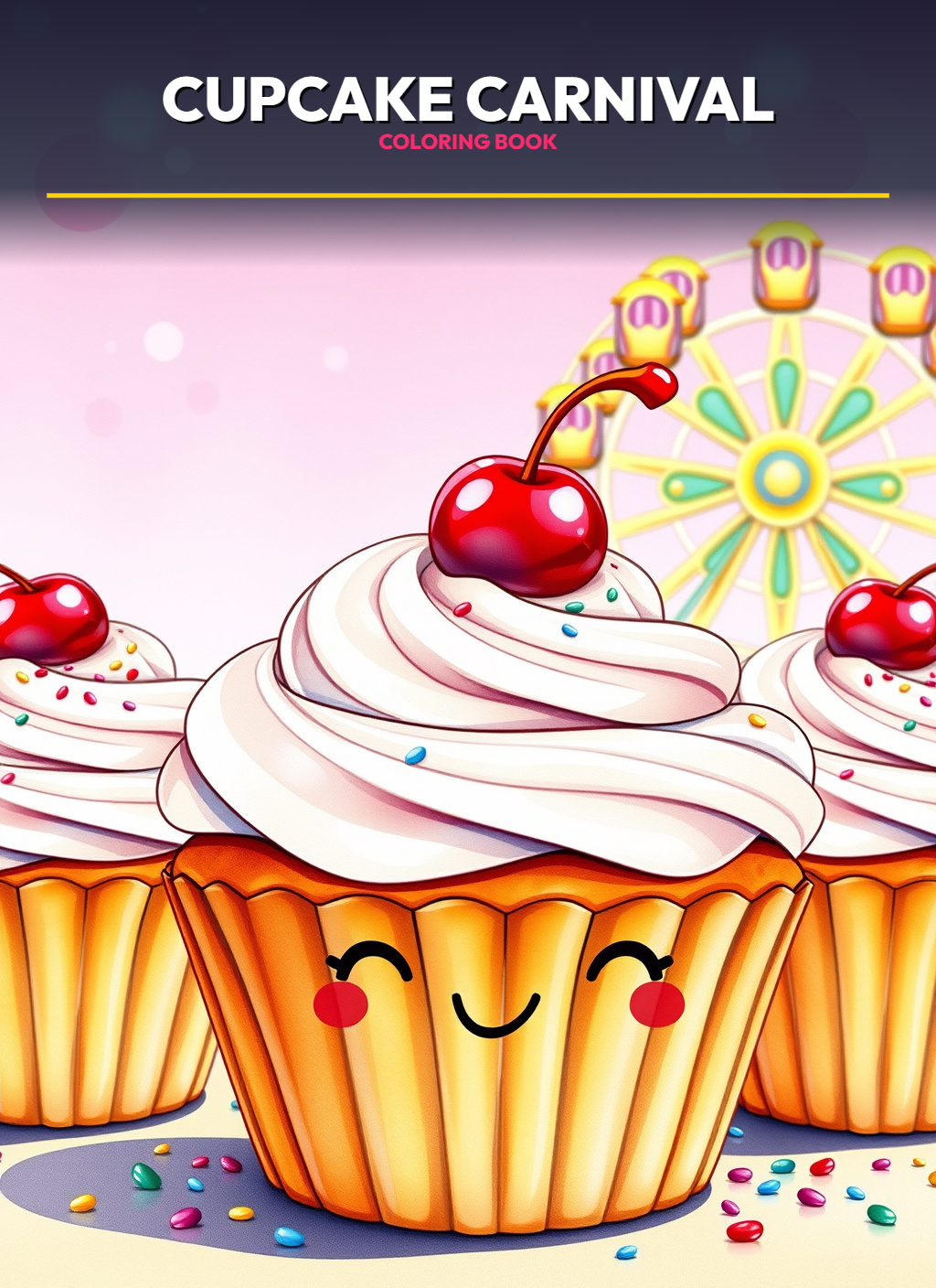 Cupcake Carnival Coloring Pages