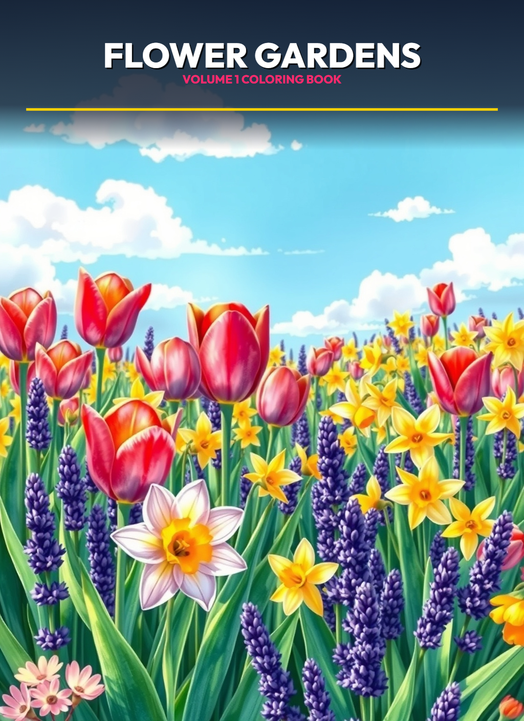 Art Nouveau Flower Gardens (Volume 1): Elegant Floral & Swirling Patterns