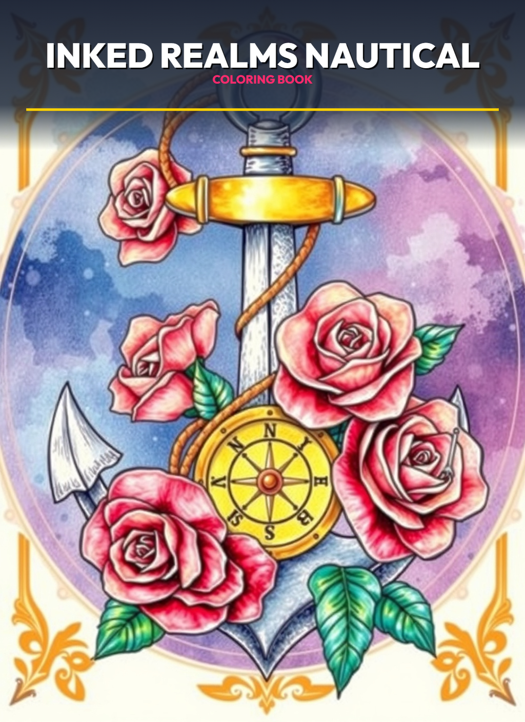 Inked Realms – Nautical Coloring Pages