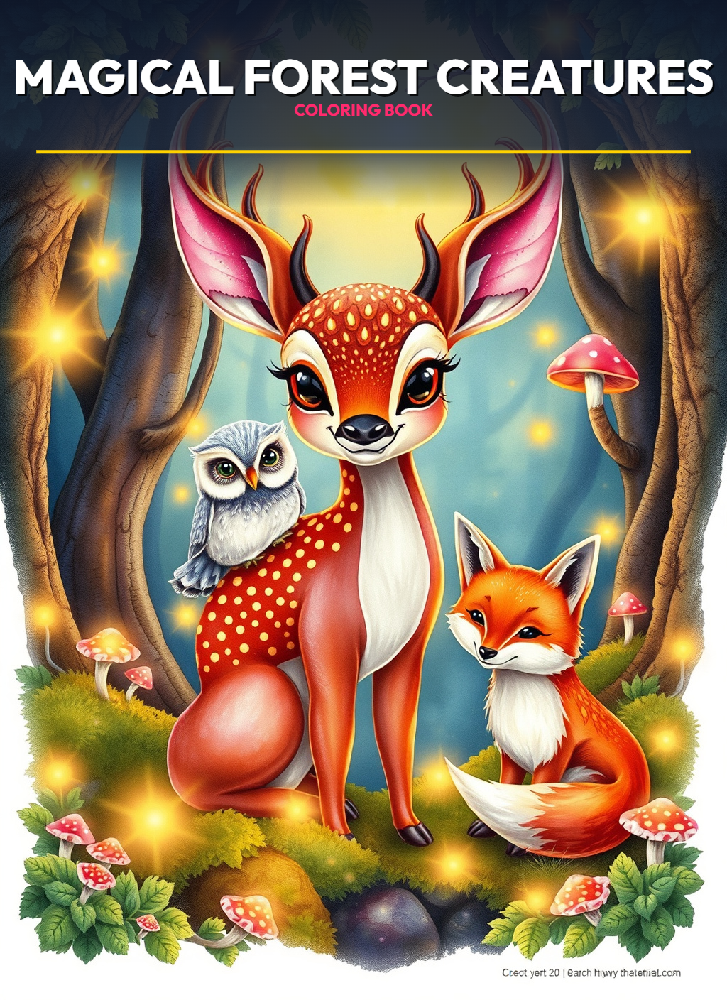 Magical Forest Creatures Coloring Pages