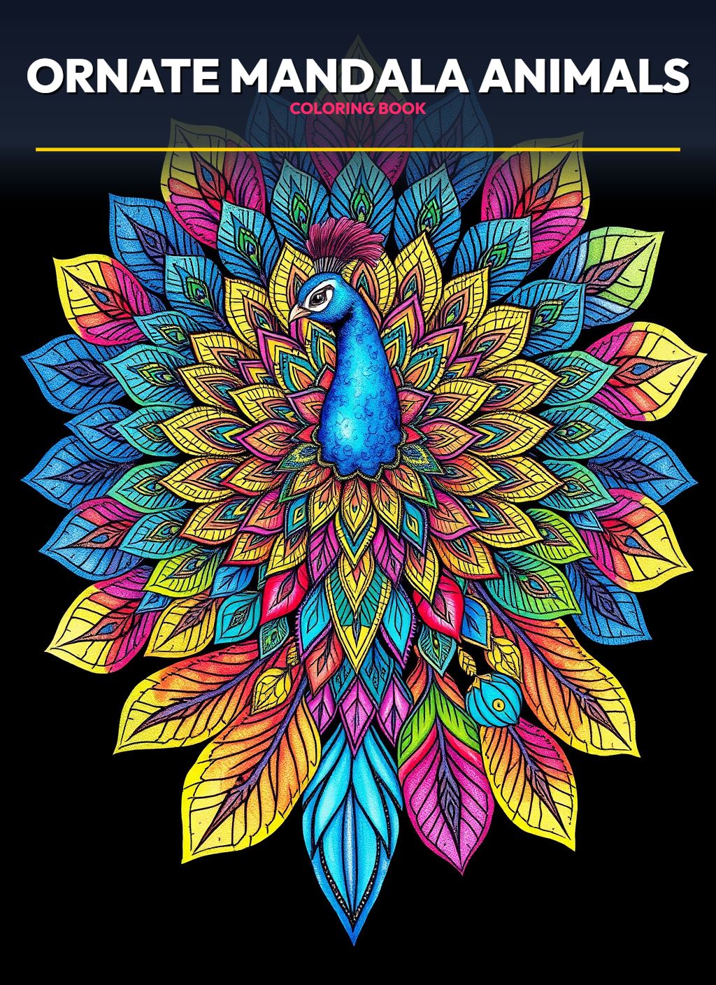 Whimsical Animals: Ornate Mandala Coloring Pages