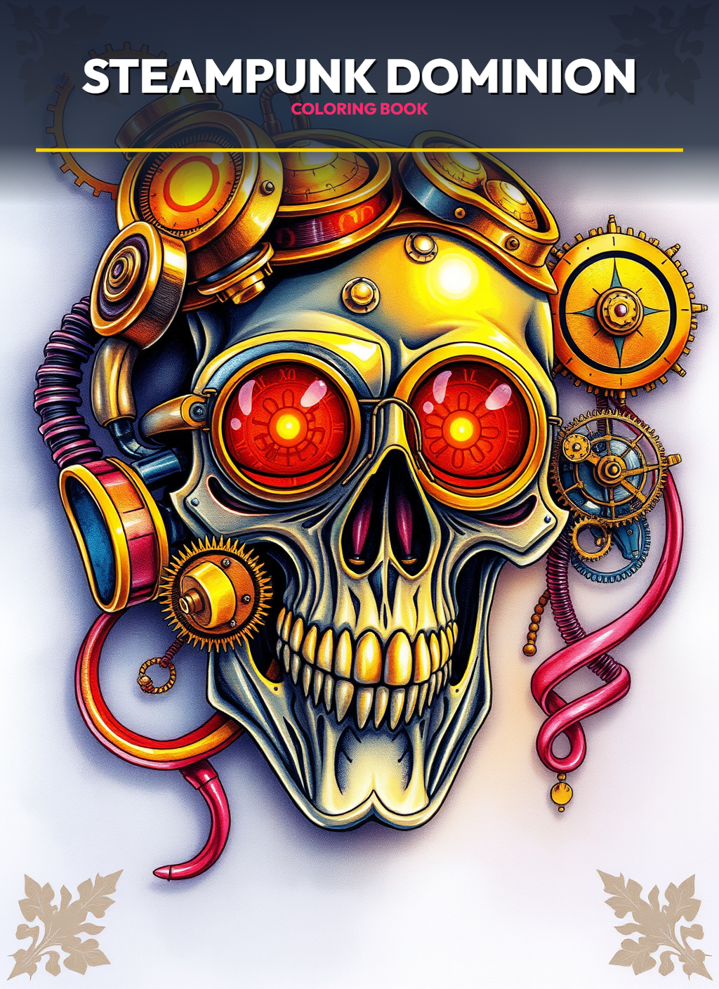 Skull Realms: Steampunk Dominion Coloring Pages