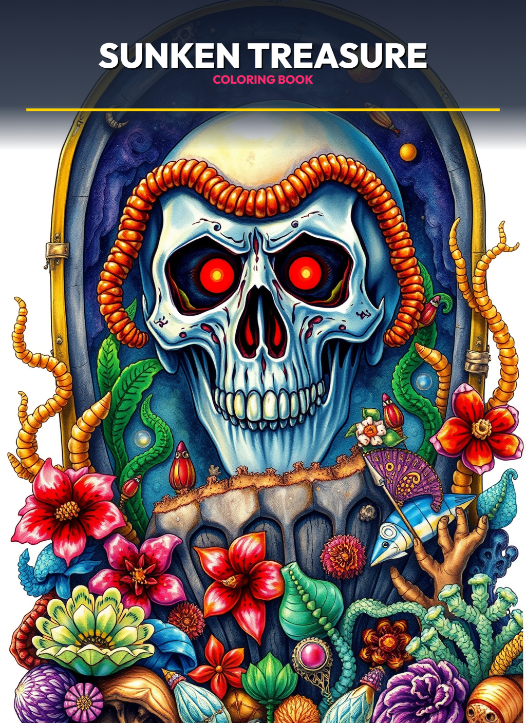 Skull Realms: Sunken Treasure Coloring Pages