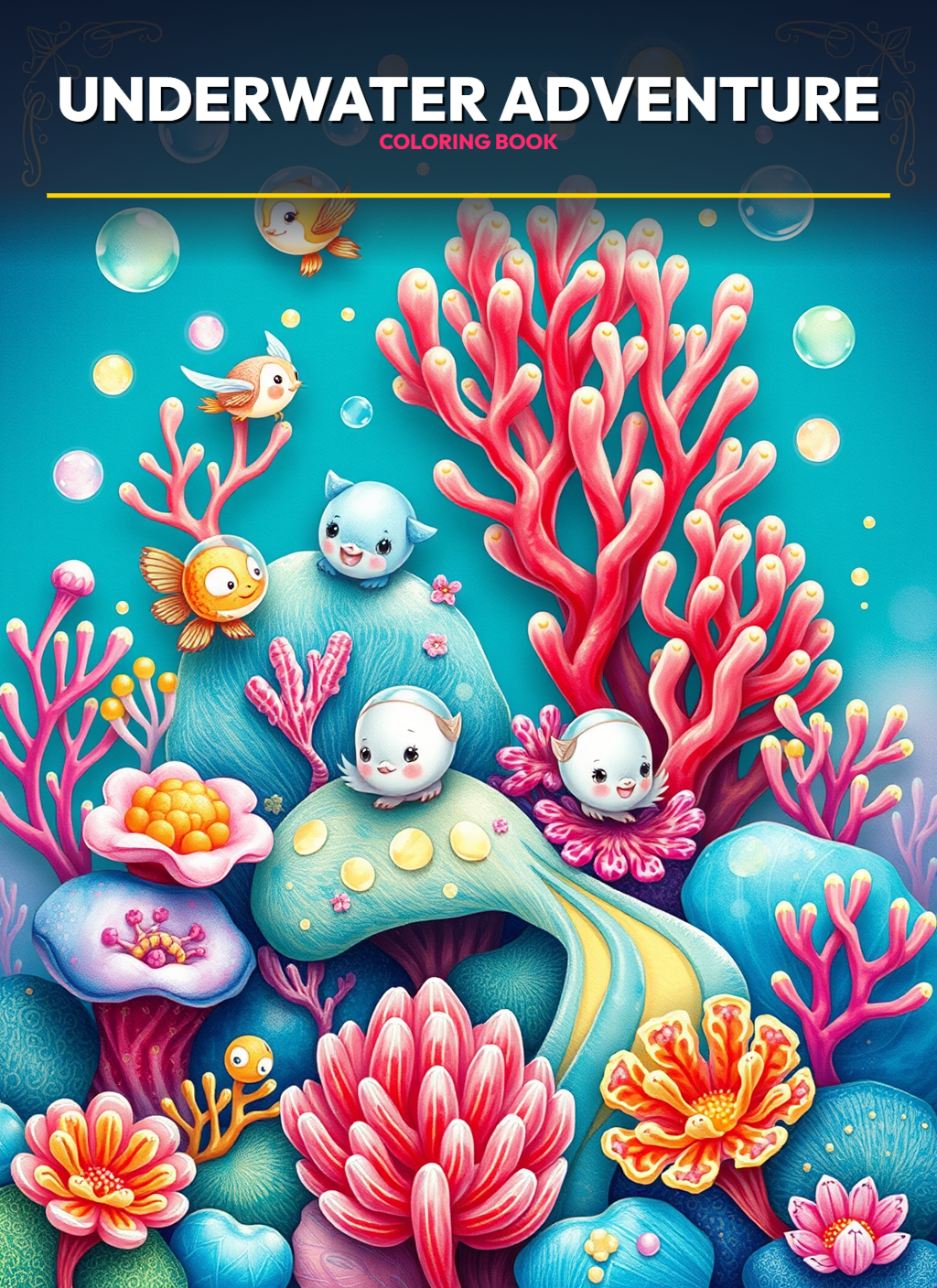 Tiny World: Underwater Adventure Coloring Pages