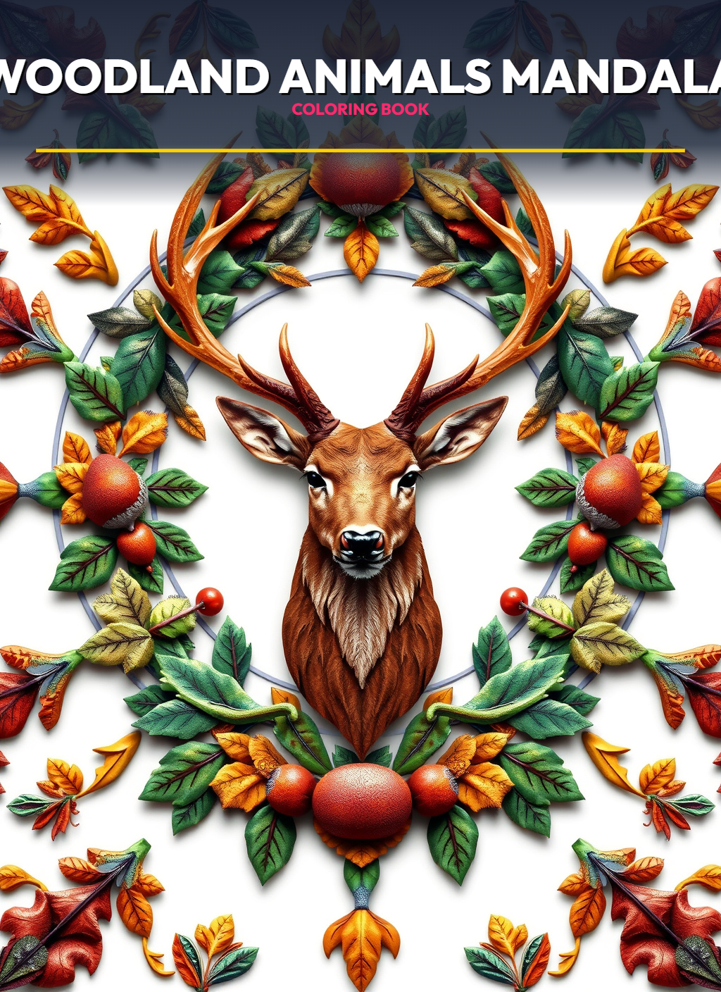 Woodland Animals Mandala Coloring Pages