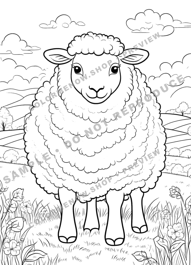 Friendly animals - Sample Page 2