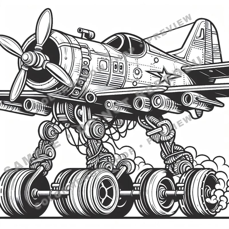 Monster Trucks – Sky Soarer Trucks Coloring Pages - Sample Page 1